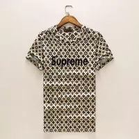 supreme t-shirt france gift print supreme apricot